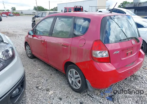 2007 Honda Fit из США, поврежденный, VIN JHMGD38427S819035
